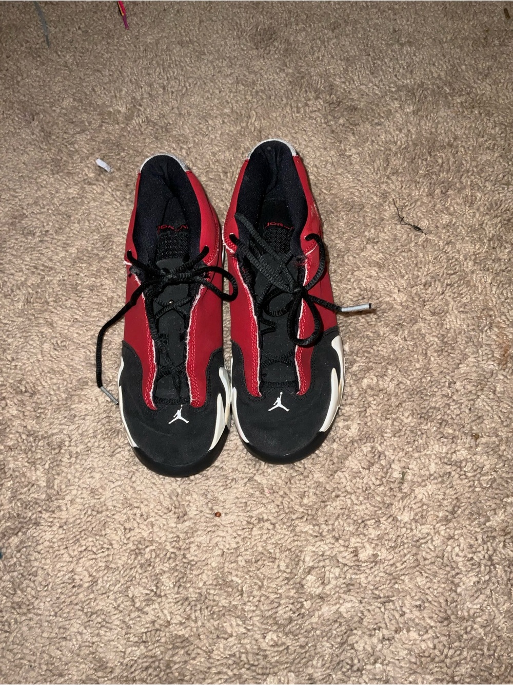 Jordan Kids Sneakers in Black and Red